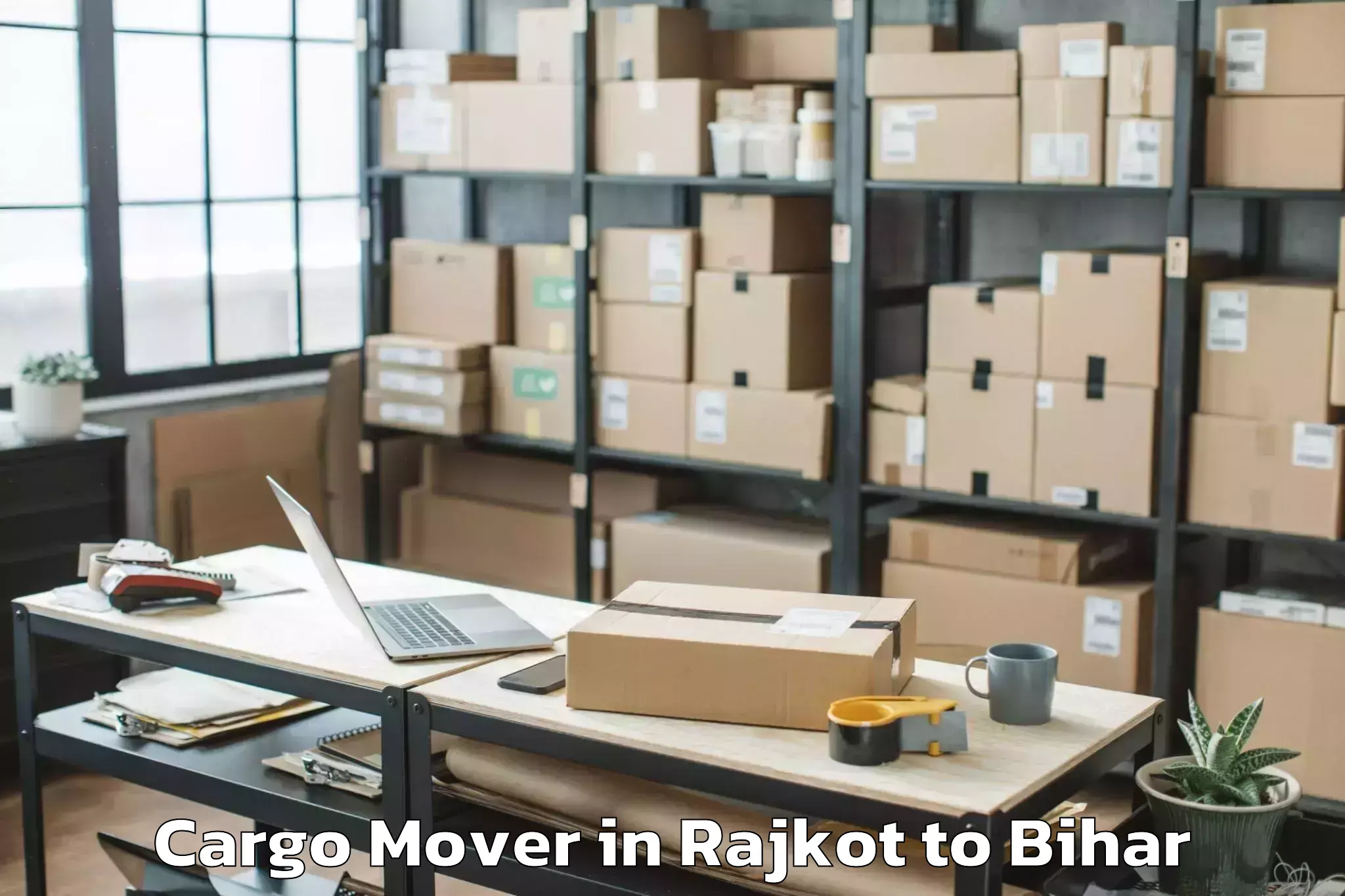 Top Rajkot to Siwan Cargo Mover Available